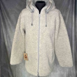 Wolljacke naturweiß