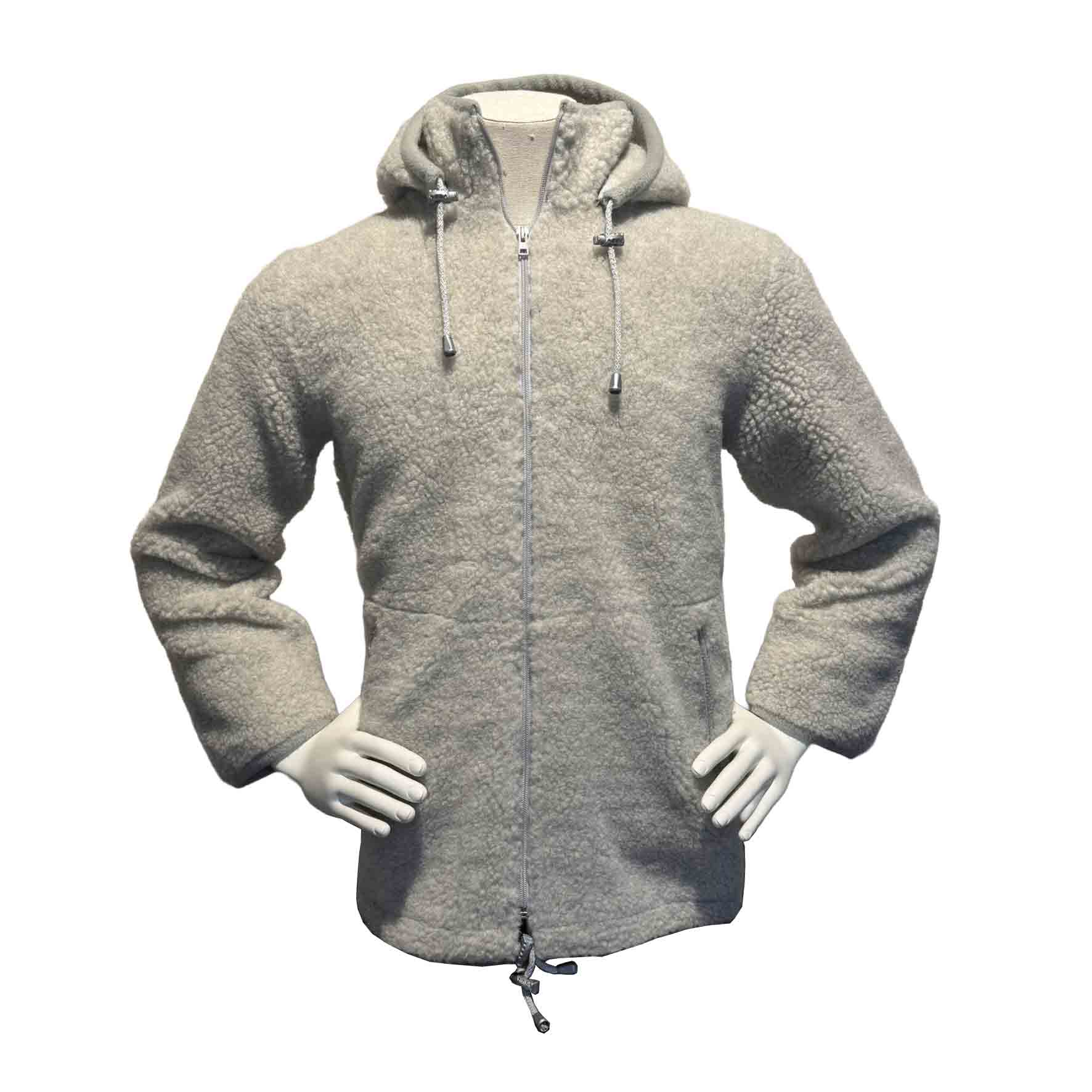 Wolljacke - naturweiß