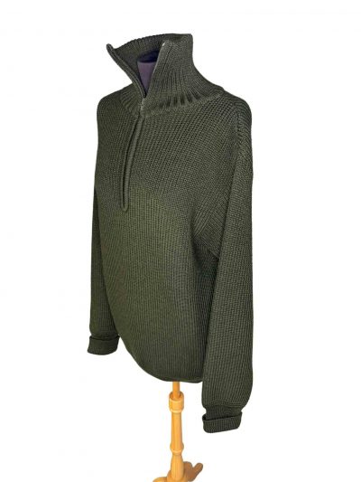 Schafwolle Troyer - olive – Bild 2
