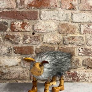 Dekoschwein mit Fell