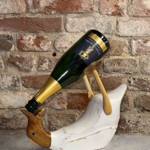 Ente Weinflaschenhalter Weiß