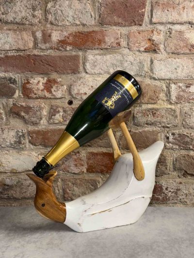 Ente Weinflaschenhalter Weiß