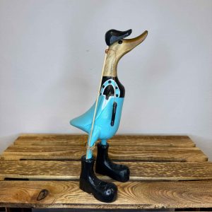 Ente Angler blau